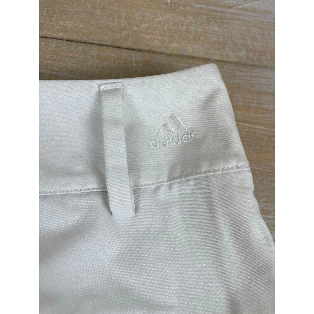 Adidas ClimaCool White Skort Size 4 Built In Shorts Athletic Golf Tennis